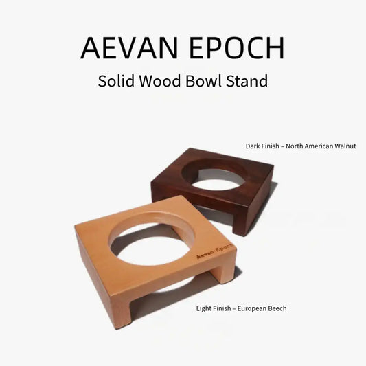 Solid wood pet bowl stand selected by LAVORA for an organized feeding station
