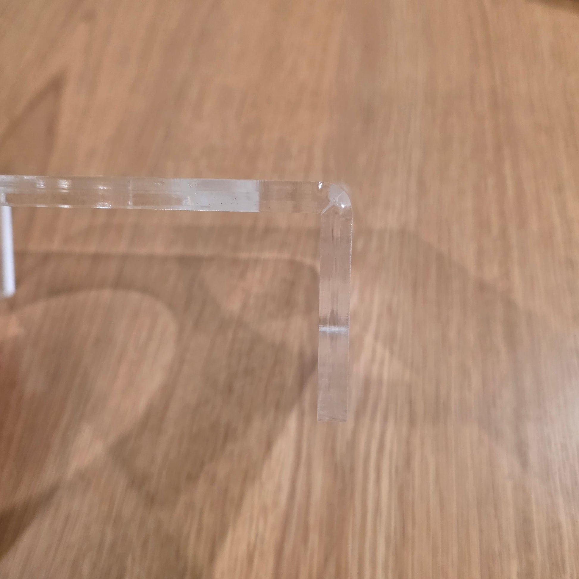 Acrylic pet bowl stand with removable bowls for everyday food and water