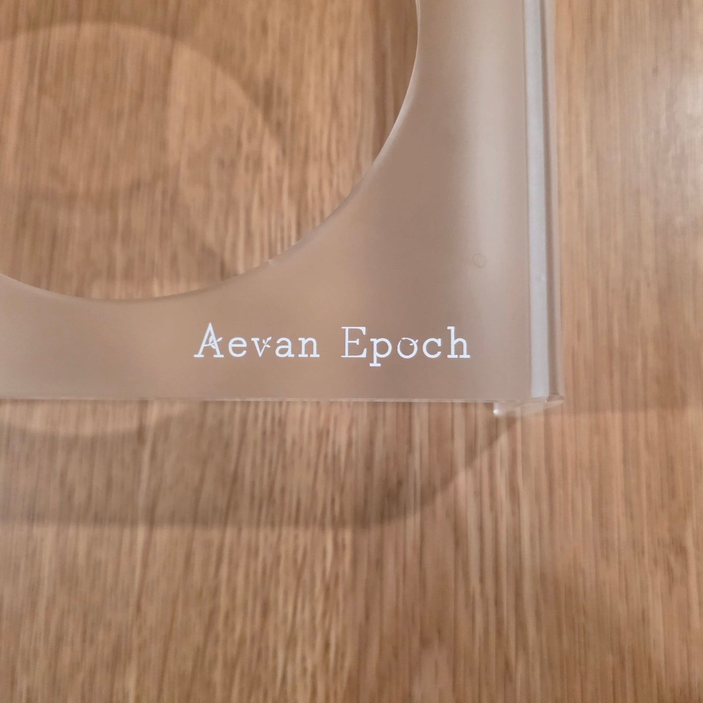 Frosted acrylic elevated pet feeder for a tidy, organized feeding area