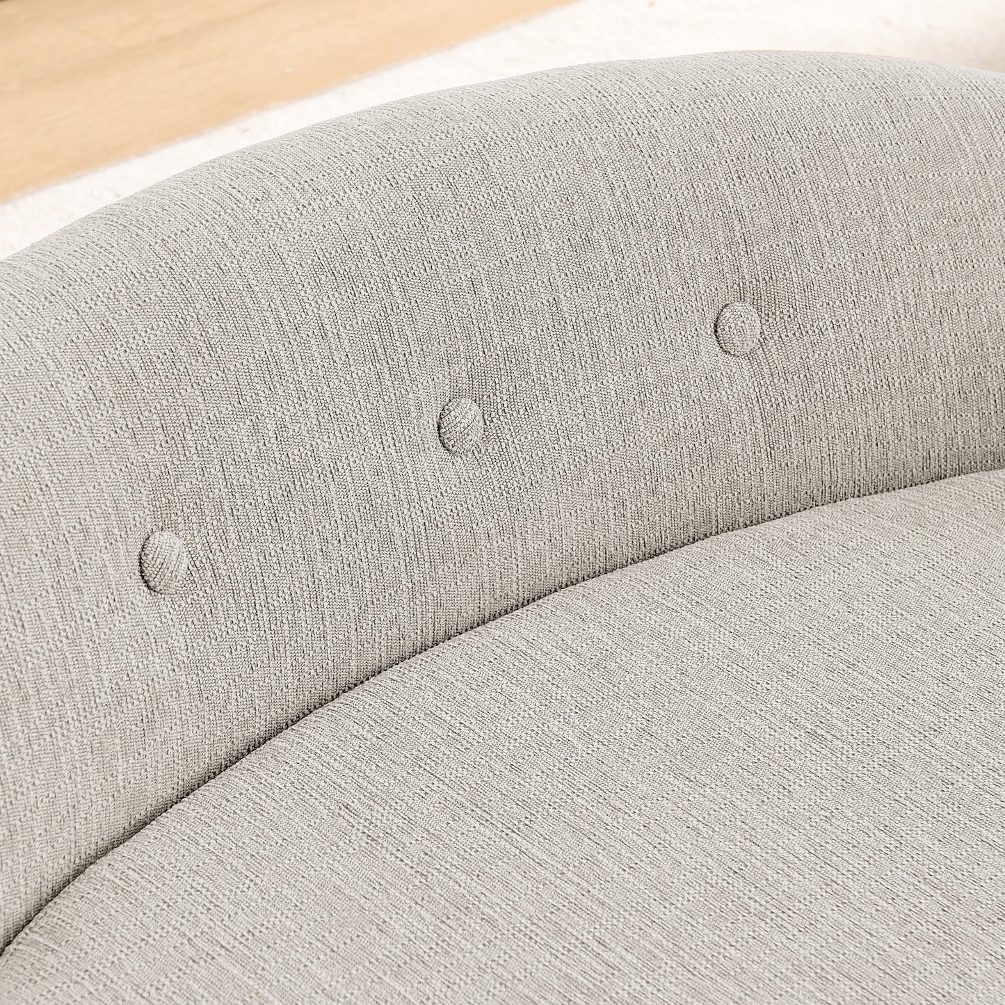 Oversized Oval Semi-Enclosed Dog Sofa — Beige
