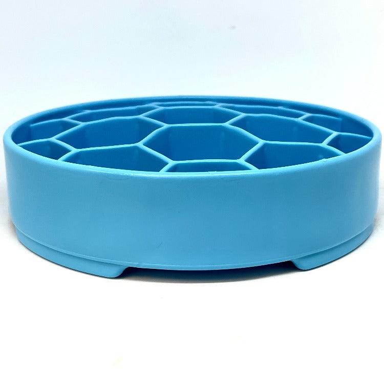 Durable honeycomb slow feeder dog bowl for daily feeding