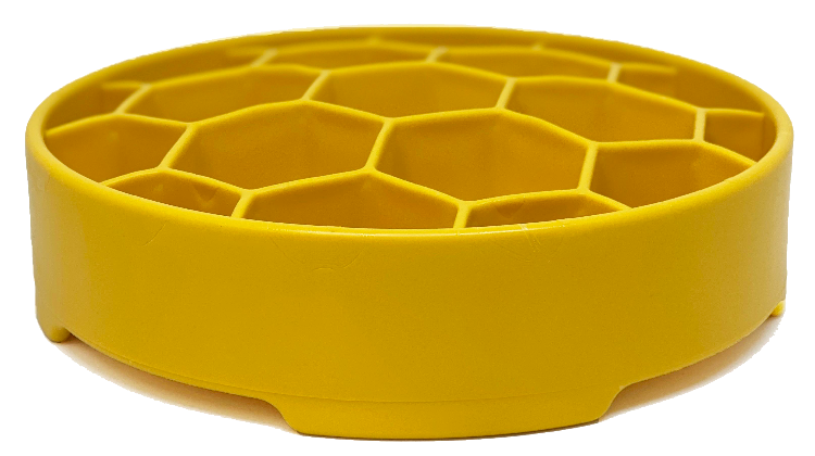Honeycomb eBowl deep slow feeder selected by LAVORA for The Feeding Corner