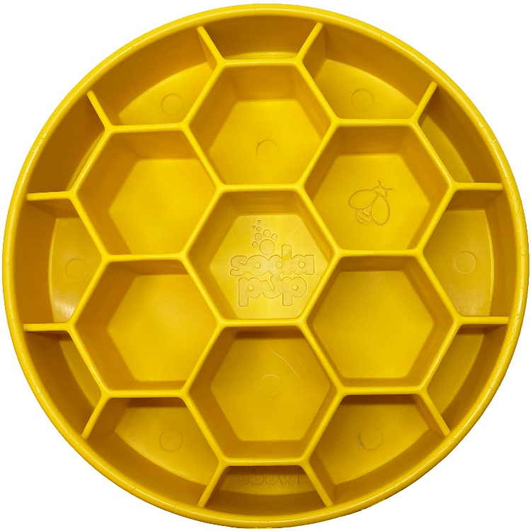 SodaPup Honeycomb eBowl, a deep slow feeder dog bowl selected by LAVORA