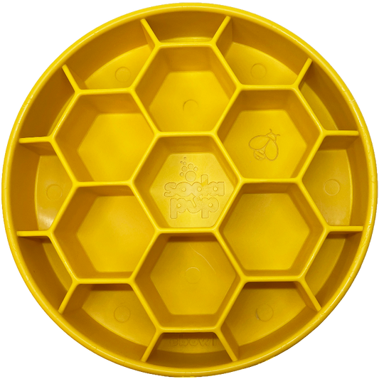 SodaPup Honeycomb eBowl, a deep slow feeder dog bowl selected by LAVORA