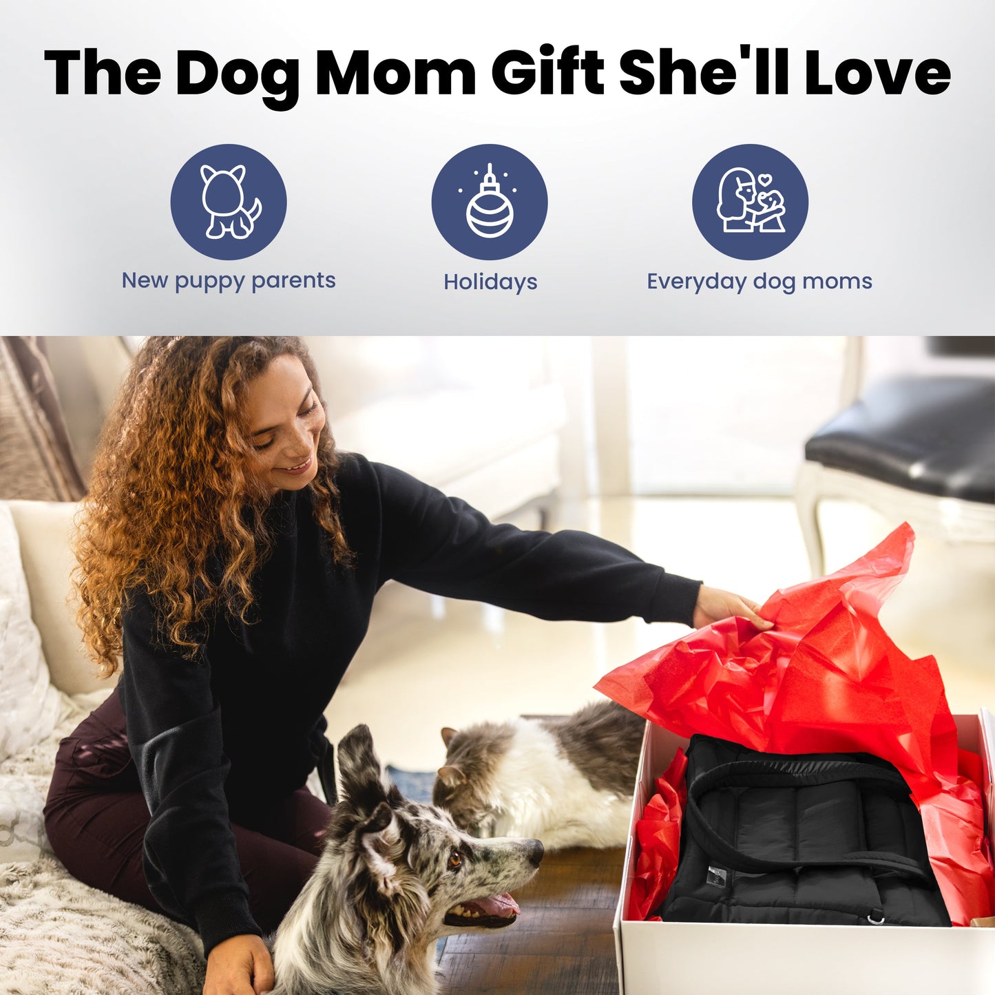 Puffer dog travel bag designed to keep pet essentials together in one carry