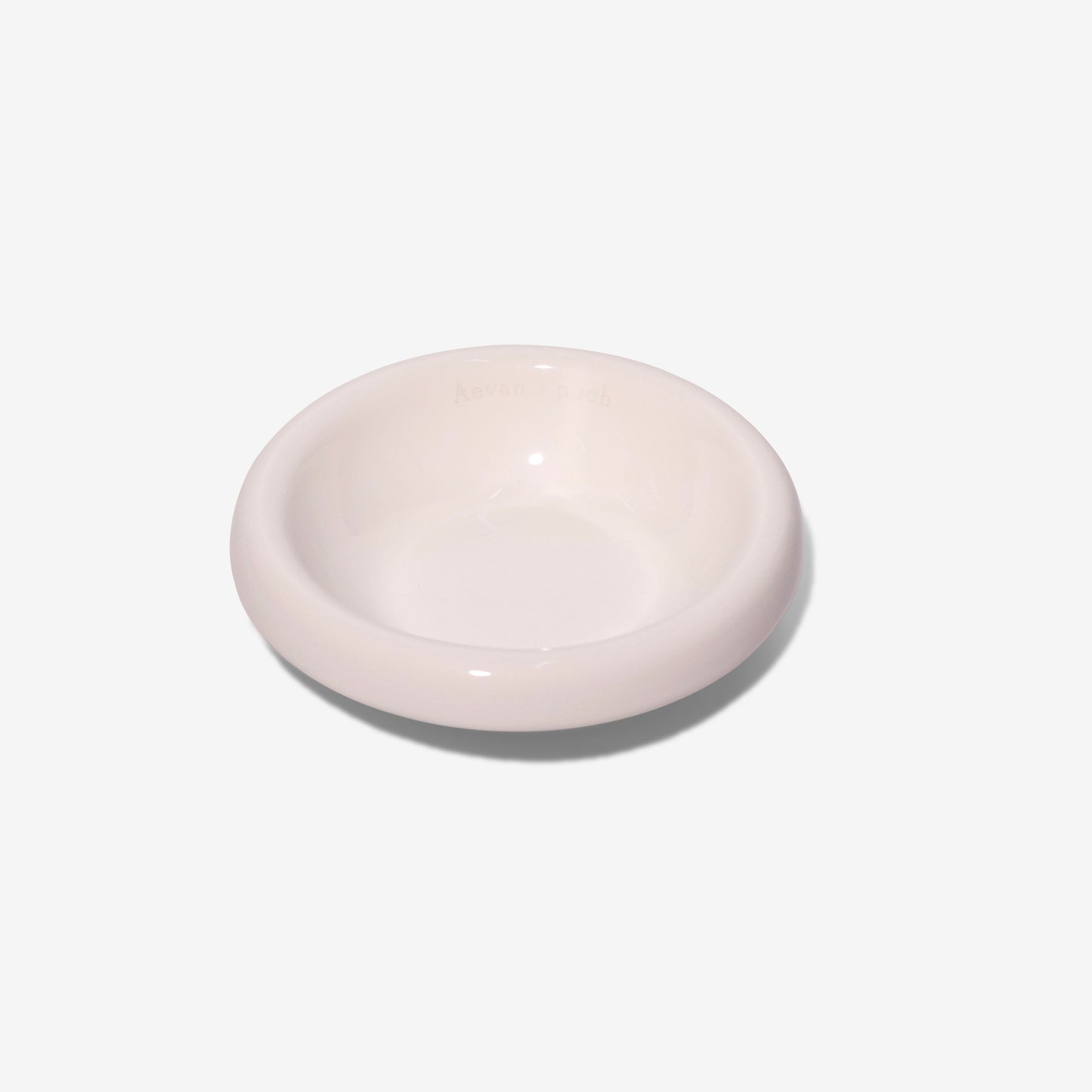 White ceramic bowl on a white background