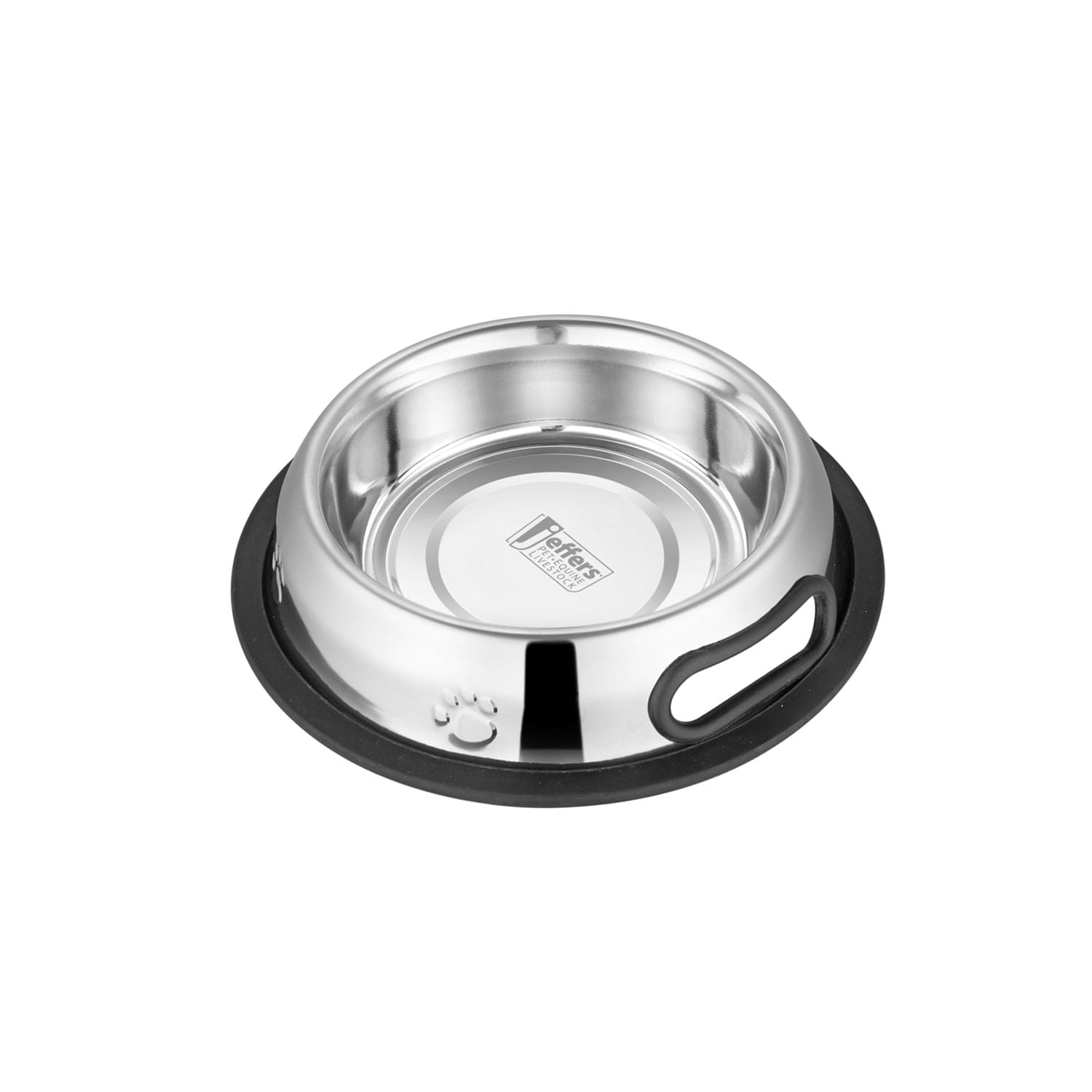 Anti-skid stainless steel pet bowl available in multiple sizes