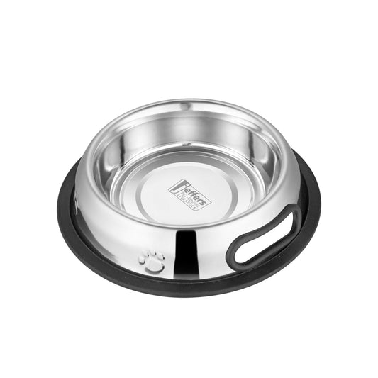 Jeffers no-tip stainless steel pet bowl selected by LAVORA for everyday feeding