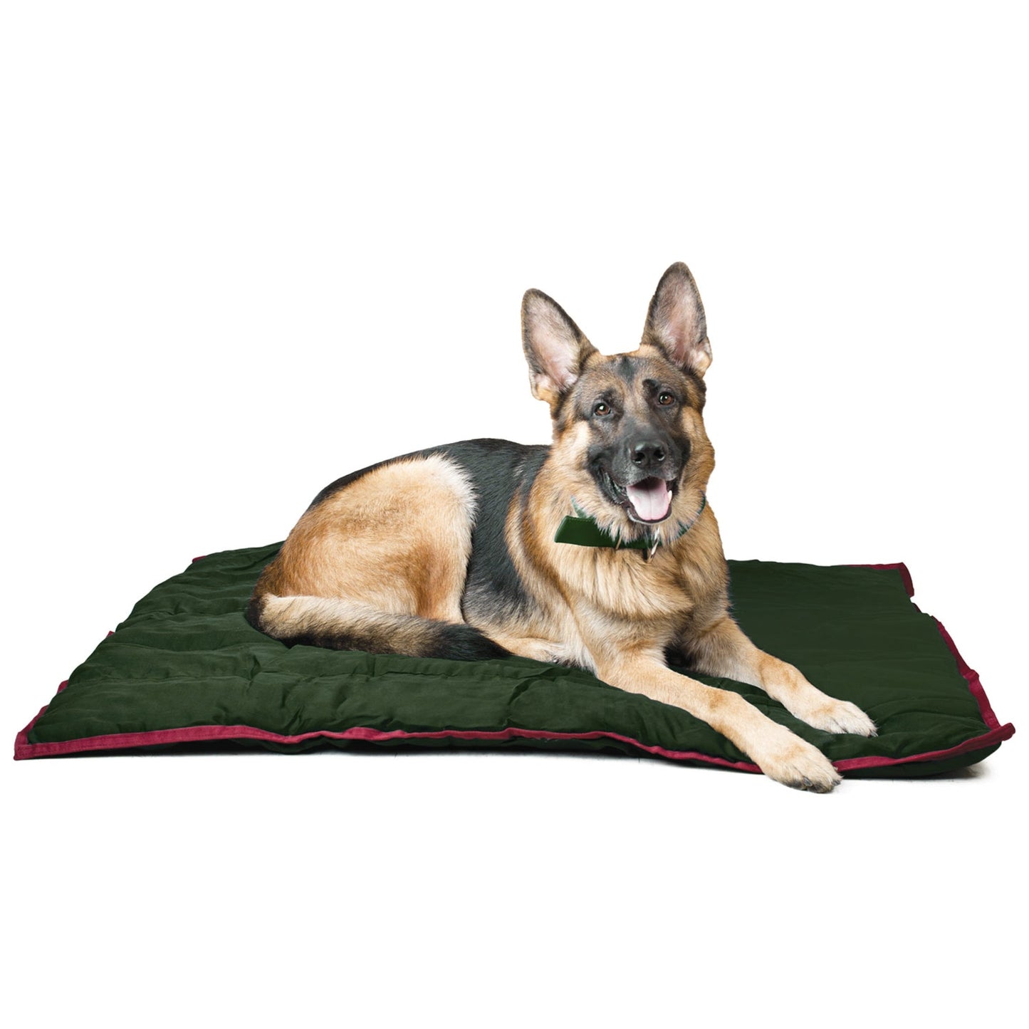 Dog crate mat suitable for carriers, crates, and floor lounging