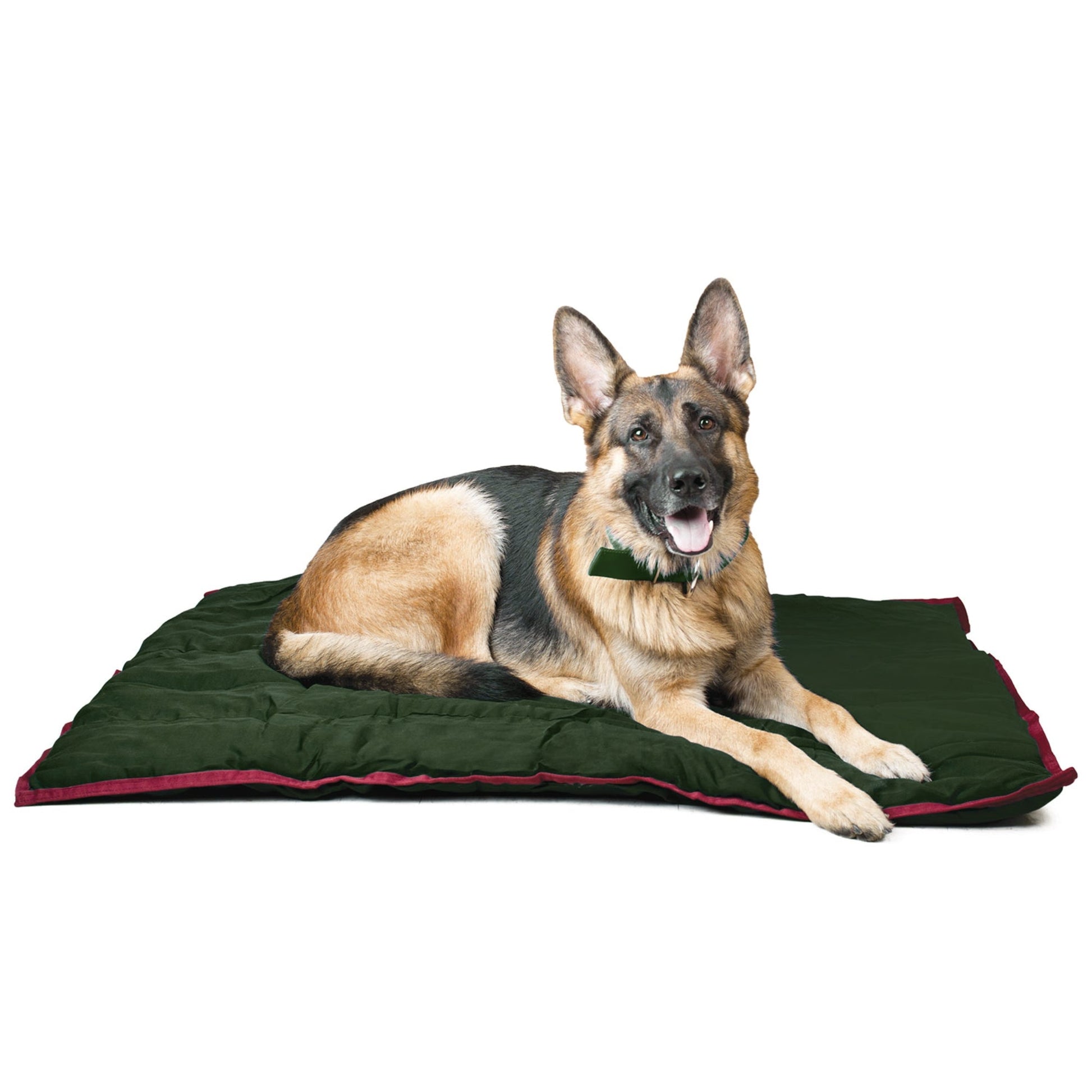 Dog crate mat suitable for carriers, crates, and floor lounging