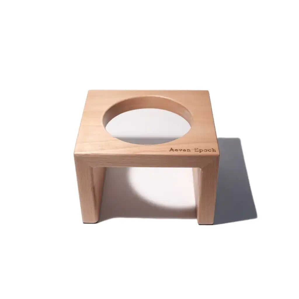 single solid-wood-pet-bowl-stand-lavora